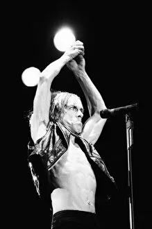 Iggy Pop (real name James Newell Osterberg Jr.) appearing at The Reading Festival