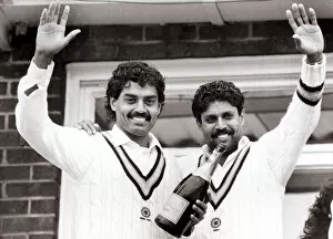 Indian cricketer Kapil Dev - June 1986