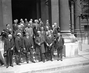 Inter-Allied conference in London 17th July 1924 Front row left to right Frank Kellogg Inter-Allied conference in London 17th July 1924 Front row left to right Frank Kellogg