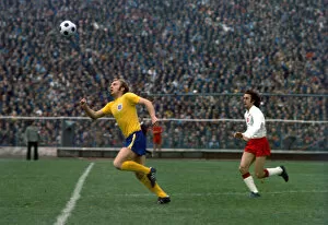 International Football World cup Qualifier Poland v England 0 in Chorzow June 1973