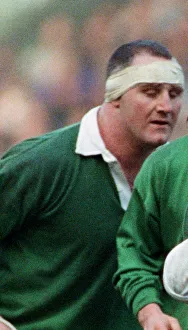 Images Dated 1st February 1992: Irelands Gary Halpin seen here in action against England at Twickenham during the 1992