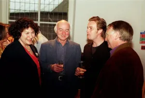 Irina Brown Art Director at Tron Theatre with actor Ewan McGregor Irina Brown Art Director at Tron Theatre with actor Ewan McGregor