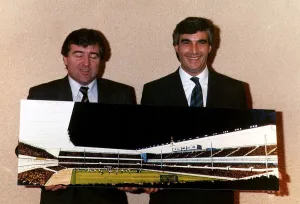 Irving Schollar Football former Chairman and with Terry Venables Former Manager of Irving Schollar Football former Chairman and with Terry Venables Former Manager of