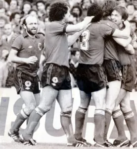 Israel versus Scotland 1981 3-1 international football world cup qualifier Israel versus Scotland 1981 3-1 international football world cup qualifier