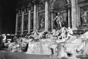 00154 Gallery: Italy Places Trevi Fountain Rome Italy June 1962