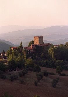 Images Dated 31st August 1996: Italy Umbria Castelo Di Polgeto Thirteenth Century Castle