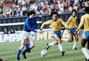 Images Dated 24th June 1978: Italy v Brazil World Cup 1978 football