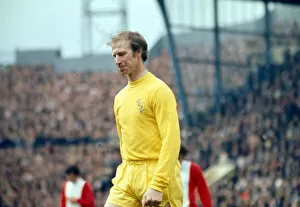 Images Dated 15th April 1972: Jack Charlton Leeds United football player pictured during league match against