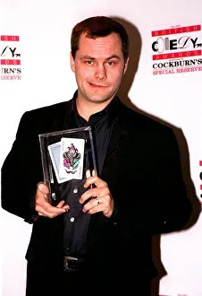 Jack Dee with his Comedy award December 1997 after winning best stand up comic at Jack Dee with his Comedy award December 1997 after winning best stand up comic at