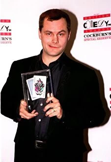 Images Dated 13th December 1997: Jack Dee with his Comedy award December 1997 after winning best stand up comic at