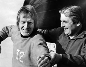Images Dated 10th February 1972: Jack Hatfield, owner of Sports Shop, Jack Hatfield Sports, Middlesbrough