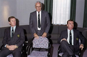 Jack McGinn with Billy McNeill & Tommy Craig January 1989