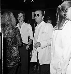 Jack Nicholson at Raymond Revuebar. 5th July 1981 Jack Nicholson at Raymond Revuebar. 5th July 1981