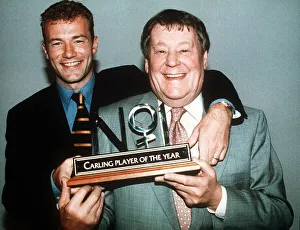 Images Dated 1st June 1995: Jack Walker Chairman of Blackburn Rovers June 1995 with Alan Shearer