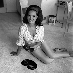 Jackie Collins sister of actress Joan when she was modeling in 1965 Jackie Collins sister of actress Joan when she was modeling in 1965