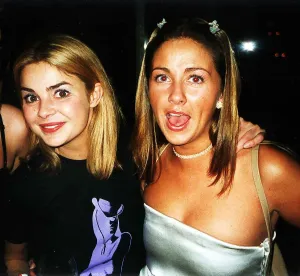 Jackie McDonald with Gail Porter TV Presenter 1999 new me for the new millennium Jackie McDonald with Gail Porter TV Presenter 1999 new me for the new millennium