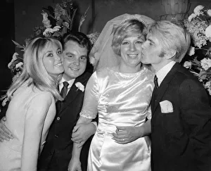 Jackie Trent after marriage to Tony Hatch. August 1967 P005994 Jackie Trent after marriage to Tony Hatch. August 1967 P005994