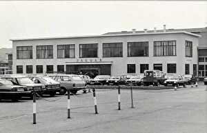 Jaguar Cars works and offices, Browns Lane, Coventry. 5th May 1984