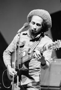Jamaican singer Bob Marley seen here performing in London Jamaican singer Bob Marley seen here performing in London