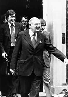 James Callaghan British Prime Minister leaving No 10 Downing Street 1979 James Callaghan British Prime Minister leaving No 10 Downing Street 1979