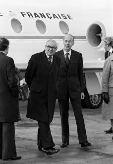 Images Dated 12th December 1977: James Callaghan Dec 1977 meets The French President Giscard d'