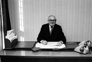 James Callaghan, December 1981 in his new office in the House of Commons, London James Callaghan, December 1981 in his new office in the House of Commons, London