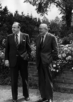 00155 Gallery: James Callaghan Foreign Secretary with Herr Genscher German Foreign Secretary at Dawnay