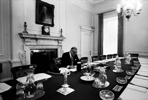James Callaghan Labour Prime Minister in the Cabinet Room at 10 Downing Street 1979 James Callaghan Labour Prime Minister in the Cabinet Room at 10 Downing Street 1979