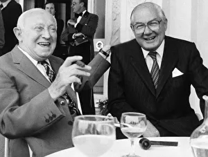 James Callaghan MP former Prime Minister with Lord Manny Shimwell at Brighton 1984 James Callaghan MP former Prime Minister with Lord Manny Shimwell at Brighton 1984