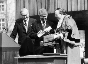 James Callaghan Prime Minister with President Carter receiving the Freedom of the City James Callaghan Prime Minister with President Carter receiving the Freedom of the City
