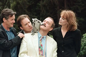 John Cleese Gallery: Jamie Lee Curtis, John Cleese, Michael Palin (left in the blue shirt