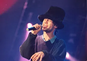 Jamiroquai - Jay Kay performing in concert at Newcastle Arena. 10th April 1997 Jamiroquai - Jay Kay performing in concert at Newcastle Arena. 10th April 1997