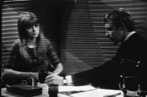 00876 Gallery: Jane Asher on the Simon Dee Television Programme after announcing that she has split with