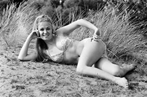 Images Dated 30th July 1970: Jane Bell, model aged 21 years old, from Liverpool, 30th July 1970