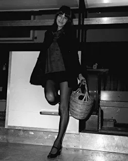 Jane Birkin at Heathrow Airport (London) January 1971 She has been in London Jane Birkin at Heathrow Airport (London) January 1971 She has been in London