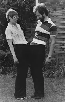 Janet and Tony share a pair of her old size 28 trousers after she lost a large amount of Janet and Tony share a pair of her old size 28 trousers after she lost a large amount of