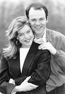 Images Dated 14th April 1992: Janie Dee Actress with Simon Green Actor who star in the musical Between The Lines