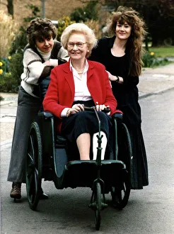Janine Wood Actress On The Right Of The Wheelchair Bound Joan Sanderson And Prunella Janine Wood Actress On The Right Of The Wheelchair Bound Joan Sanderson And Prunella