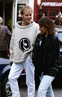 Jason Donovan Actor/Singer with unknown woman Jason Donovan Actor/Singer with unknown woman