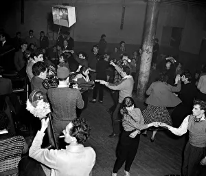 00479 Gallery: Jazz Club January 1955 1950s Dancing Music Dance Floor band youth nightclubs nightclub