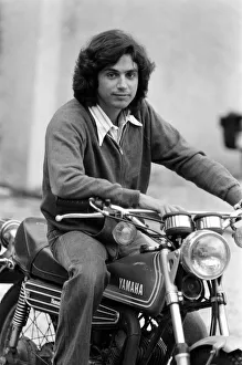 Images Dated 5th September 1977: Jean Michel Jarre, pictured at a villa near St Tropez. August 1977