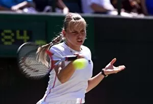Images Dated 2nd July 1999: Jelena Dokic tennis player at Wimbledon July 1999 on her way to losing against Alexandra