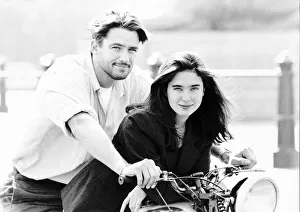Jennifer Connelly Actress with actor Bill Campbell in England to promote their new Walt Jennifer Connelly Actress with actor Bill Campbell in England to promote their new Walt