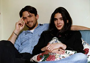 Jennifer Connelly actress and Bill Campbell actor arrive in Britain to promote their new Jennifer Connelly actress and Bill Campbell actor arrive in Britain to promote their new
