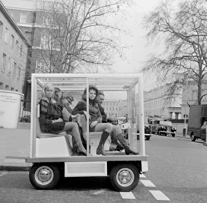 Jenny Hopkirk with her friend Sue Winchester (right) as they are driven around Jenny Hopkirk with her friend Sue Winchester (right) as they are driven around