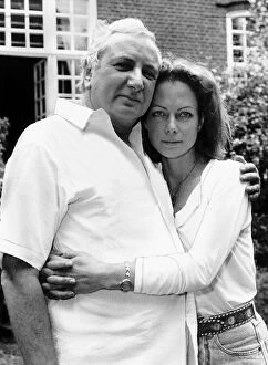 Images Dated 16th July 1988: Jenny Seagrove Actress with boyfriend film producer Michael Winner, July 1988
