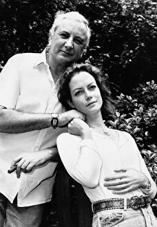Images Dated 16th July 1988: Jenny Seagrove Actress with boyfriend Film Producer Michael Winner in July 1988