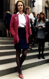 Jenny Seagrove Actress outside the High Court in July 1988 Jenny Seagrove Actress outside the High Court in July 1988