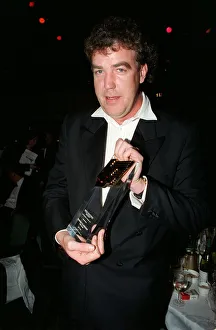 Jeremy Clarkson TV Presenter March 98 Holding award for best tv car show Jeremy Clarkson TV Presenter March 98 Holding award for best tv car show