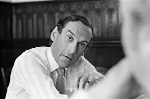 Images Dated 12th September 1973: Jeremy Thorpe pictured in his constituency office in Barnstaple. 12th September 1973